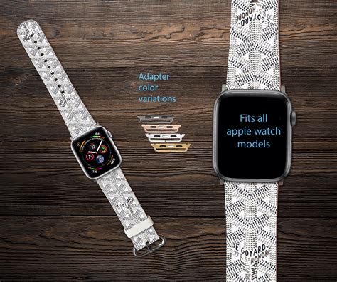 apple watch series 4 goyard band|apple watch bands elegant.